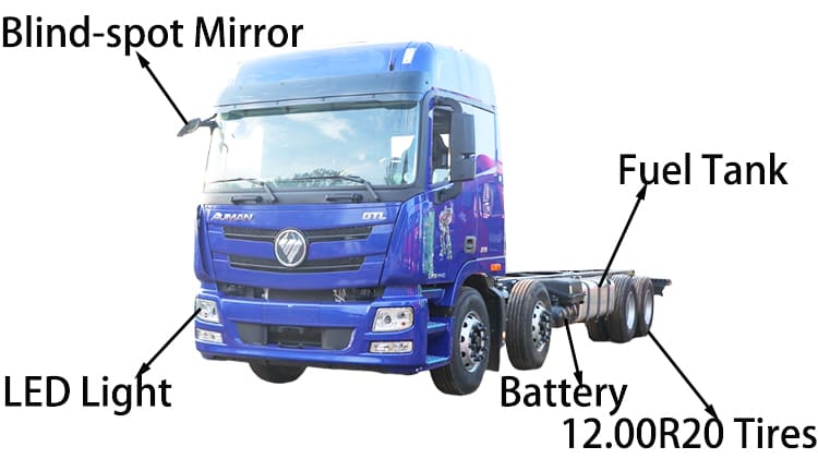 Foton Tractor Head Auman GTL 8x4 Trucks in Jamaica