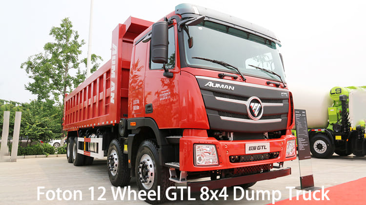 Foton 12 Wheeler GTL 8x4 Dump Truck for Sale in Jamaica