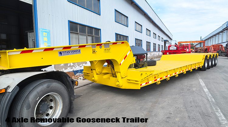 Hydraulic Detachable Gooseneck Lowboy Trailer for Sale in Kingston Jamaica