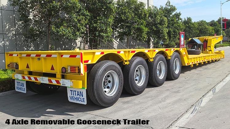 Hydraulic Detachable Gooseneck Lowboy Trailer for Sale in Kingston Jamaica