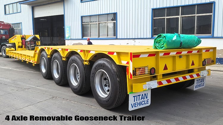 Hydraulic Detachable Gooseneck Lowboy Trailer for Sale in Kingston Jamaica