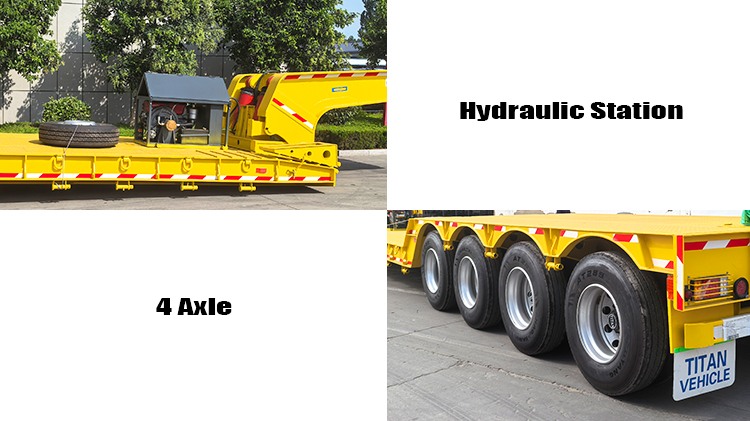 Hydraulic Detachable Gooseneck Lowboy Trailer for Sale in Kingston Jamaica