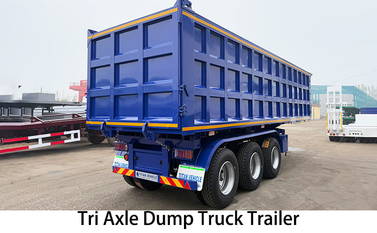 Tri Axle End Dump Trailers for Sale | Dump Truck Trailer for Sale in Jamaica
