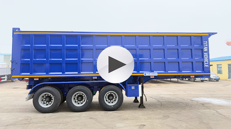 Tri Axle End Dump Trailers for Sale | Dump Truck Trailer for Sale in Jamaica