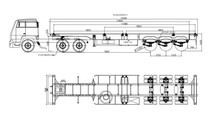 Container Chassis Trailer for Sale in Jamaica
