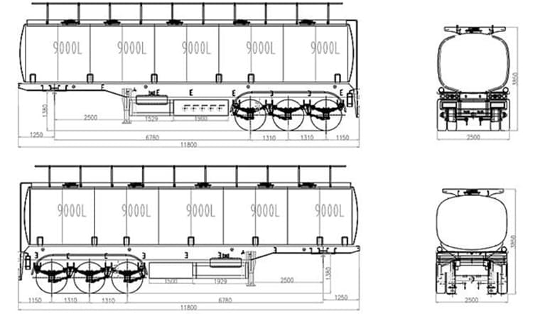Fuel Tanker Semi Trailer for Sale in Jamaica
