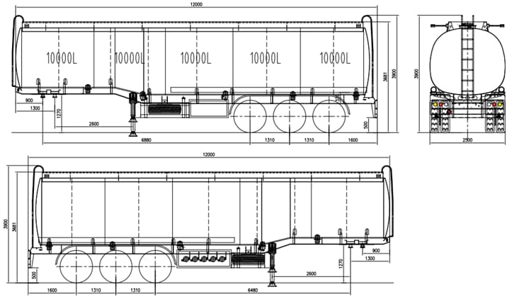 Fuel Tanker Semi Trailer for Sale in Jamaica