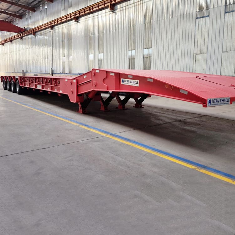 Folding Gooseneck Lowboy Trailer