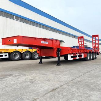4 Axle Lowbed Truck Trailer