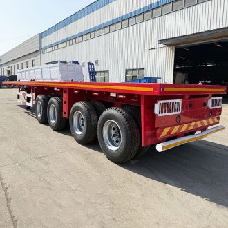 4 Axle 48 Foot Flatbed Trailer