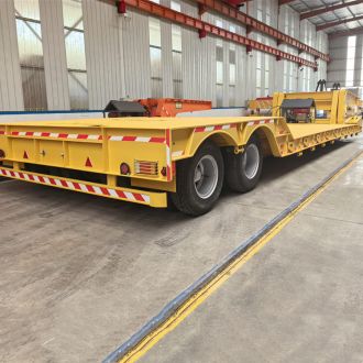 Lowboy Truck Trailer