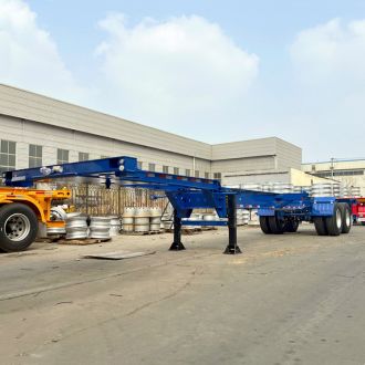 CIMC 2 Axle Gooseneck Skeletal Trailer